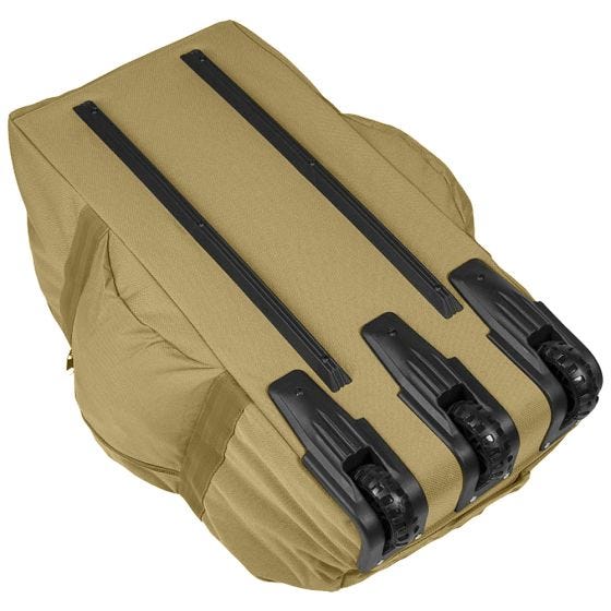Bolsa de viaje Mil-Tec Combat con ruedas en Coyote