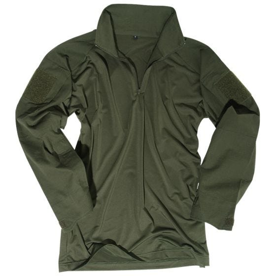 Camisa de combate Mil-Tec en verde oliva