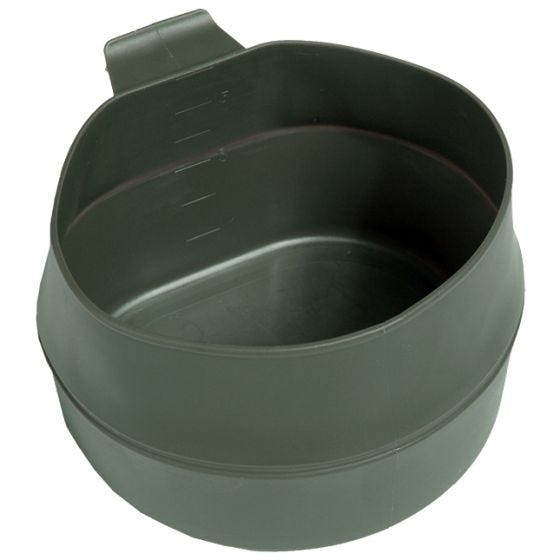 Vaso plegable Mil-Tec 600 ml en verde oliva
