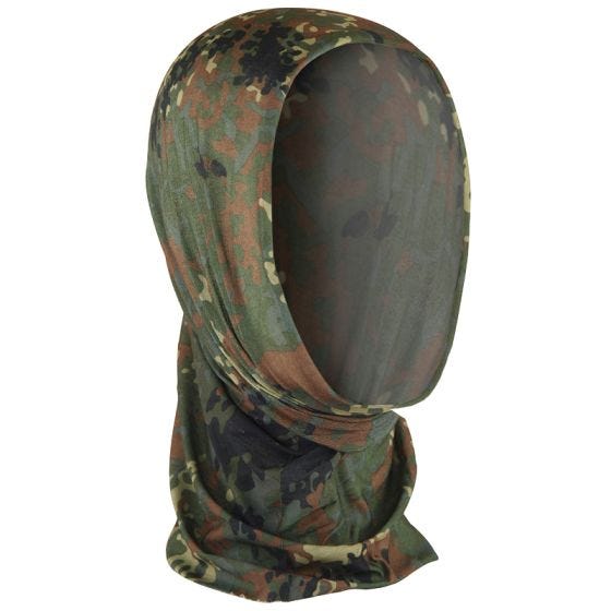 Pañuelo multifunción para la cabeza Mil-Tec en Flecktarn