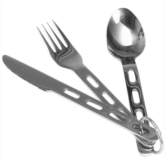 Set de cubiertos con anilla Mil-Tec