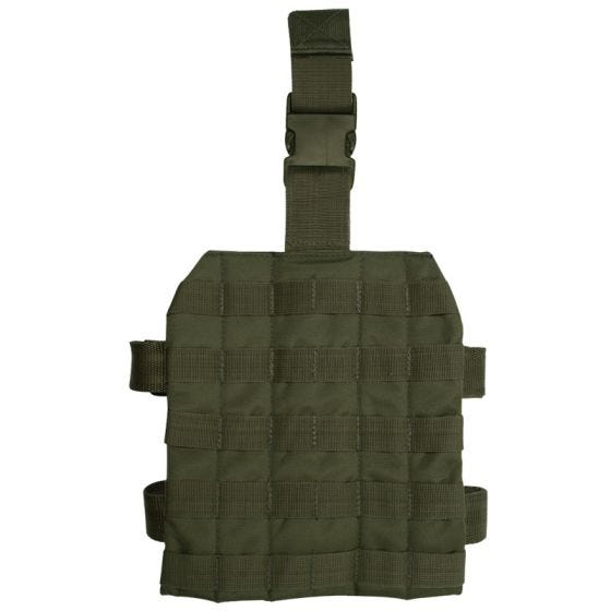 Panel para la pierna Mil-Tec con sistema MOLLE en verde oliva