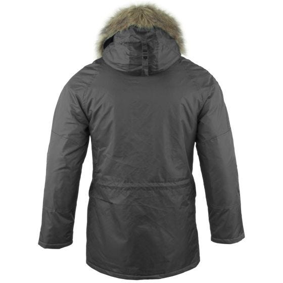 Chaqueta de aviador Mil-Tec N-3B en negro