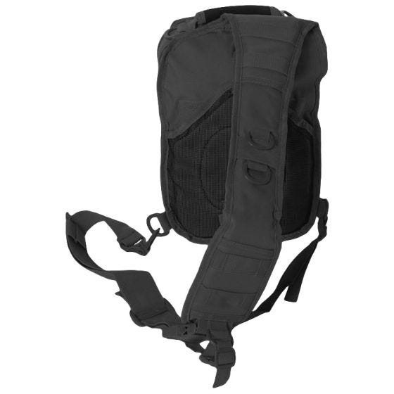 Mochila bandolera de asalto Mil-Tec de tamaño pequeño en negro