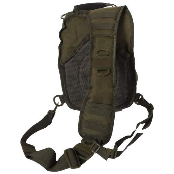 Mochila bandolera de asalto Mil-Tec de tamaño pequeño en verde oliva