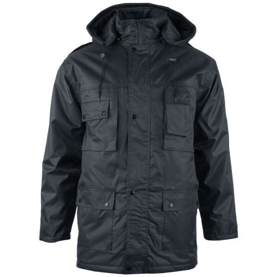 Parka con capucha Mil-Tec Dubon en azul oscuro