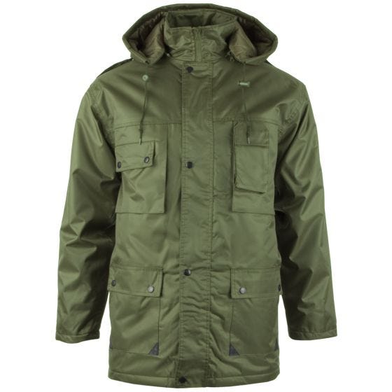 Parka con capucha Mil-Tec Dubon en verde oliva