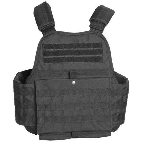 Chaleco portaplacas Mil-Tec en negro