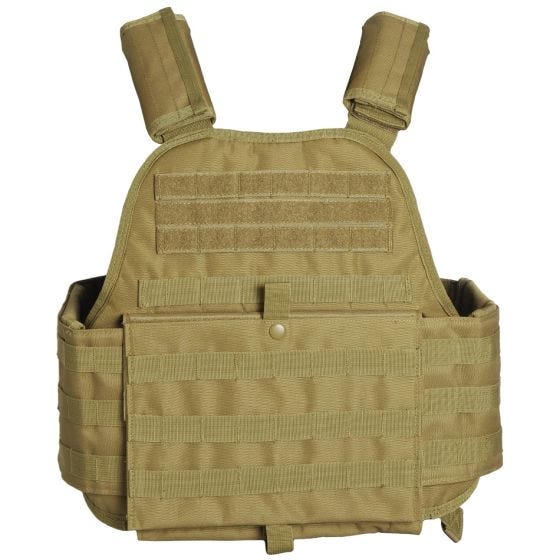 Chaleco portaplacas Mil-Tec en Coyote