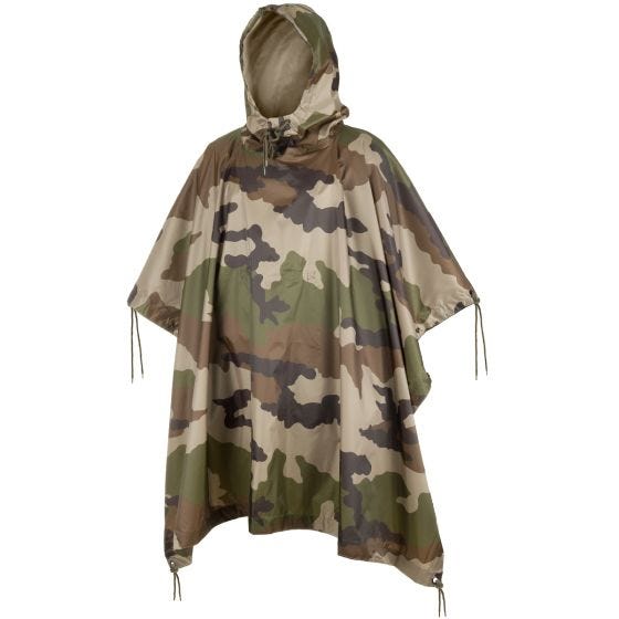 Poncho impermeable de Ripstop en CCE