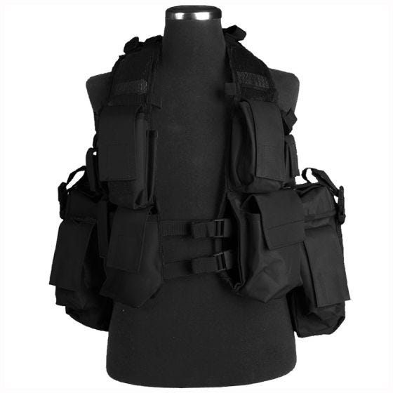 Chaleco de asalto Mil-Tec South African en negro