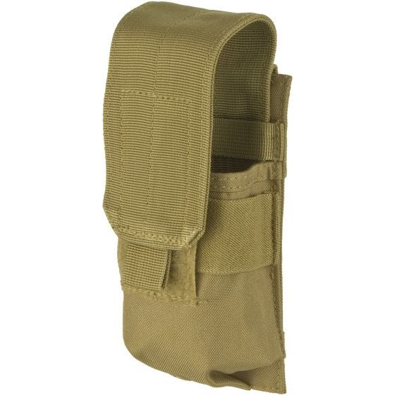 Portacargador individual Mil-Tec M4/M16 con sistema MOLLE en Coyote
