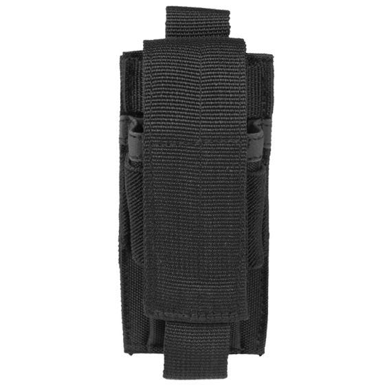 Portacargador individual de pistola Mil-Tec en negro