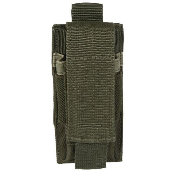 Portacargador individual de pistola Mil-Tec en verde oliva