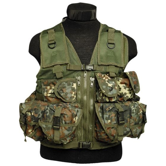 Chaleco de asalto Mil-Tec Ultimate en Flecktarn