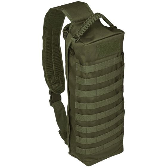 Mochila bandolera Mil-Tec Tanker en verde oliva