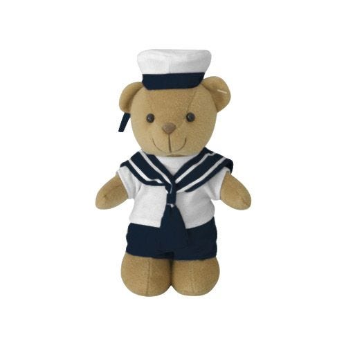 Osito de peluche Mil-Tec vestido de marine