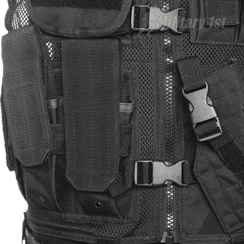 Chaleco táctico Mil-Tec USMC en negro