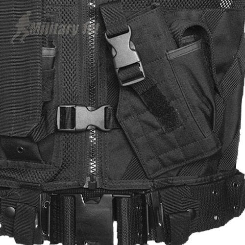 Chaleco táctico Mil-Tec USMC en negro