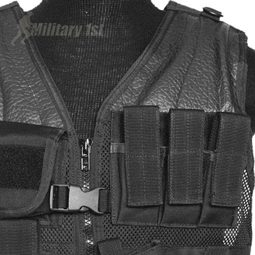 Chaleco táctico Mil-Tec USMC en negro