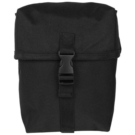 Bolsa multiusos MOLLE Mil-Tec de tamaño mediano en negro