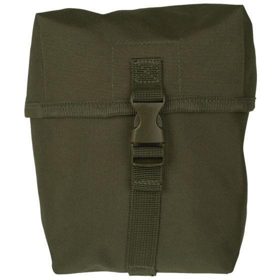 Bolsa multiusos MOLLE Mil-Tec de tamaño mediano en verde oliva