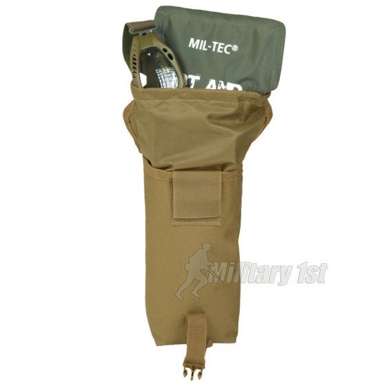 Bolsa multiusos MOLLE Mil-Tec de tamaño pequeño en Coyote