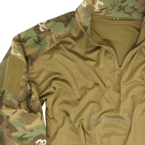 Camisa con coderas Mil-Tec Warrior en Arid Woodland