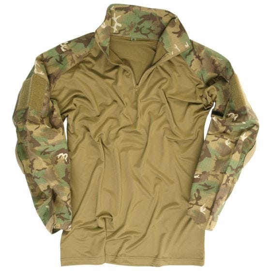 Camisa con coderas Mil-Tec Warrior en Arid Woodland
