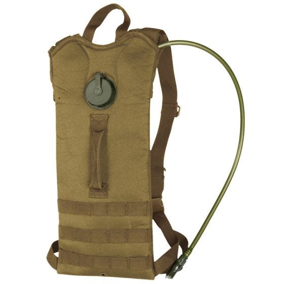 Mochila de hidratación Mil-Tec Basic con sistema MOLLE en Coyote