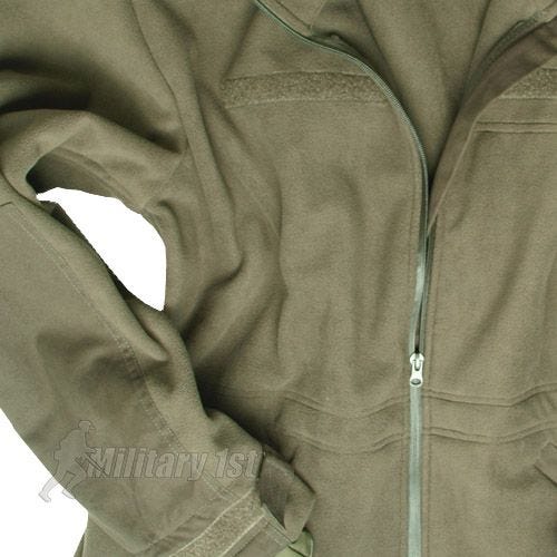 Forro polar cortavientos Mil-Tec en verde oliva