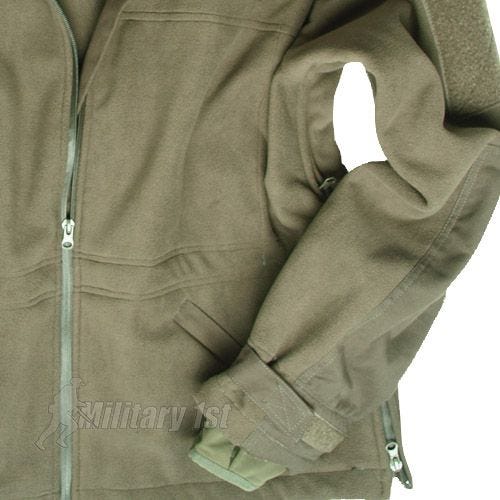 Forro polar cortavientos Mil-Tec en verde oliva