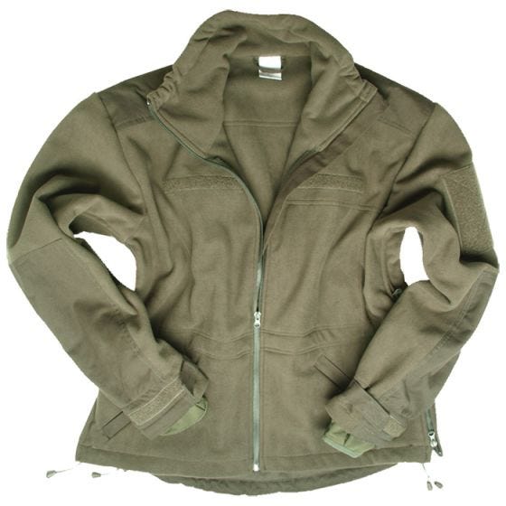 Forro polar cortavientos Mil-Tec en verde oliva