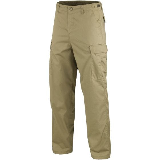 Pantalones Mil-Tec BDU Ranger Combat en caqui
