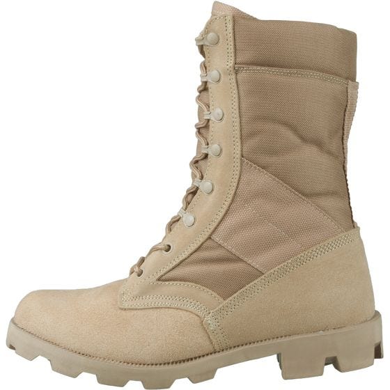 Botas de combate con cordones de atado rápido Mil-Tec US en Desert
