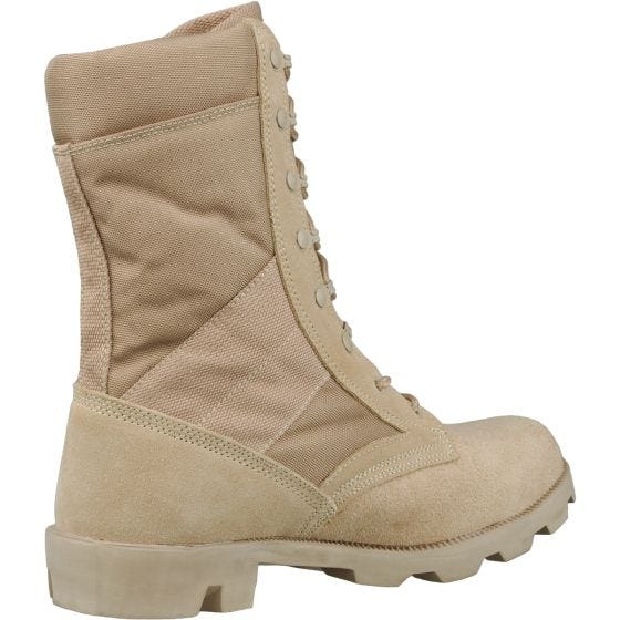 Botas de combate con cordones de atado rápido Mil-Tec US en Desert