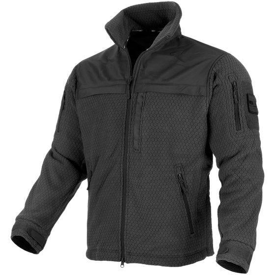 Chaqueta polar ligera Mil-Tec Elite Hextac en negro
