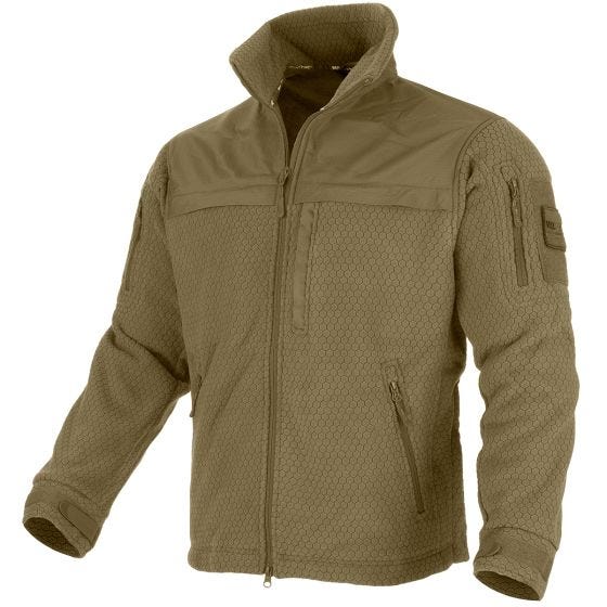 Chaqueta polar ligera Mil-Tec Elite Hextac en Dark Coyote