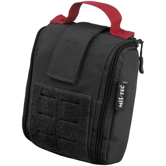 Bolsa cortada a láser Mil-Tec IFAK para kit de primeros auxilios en negro