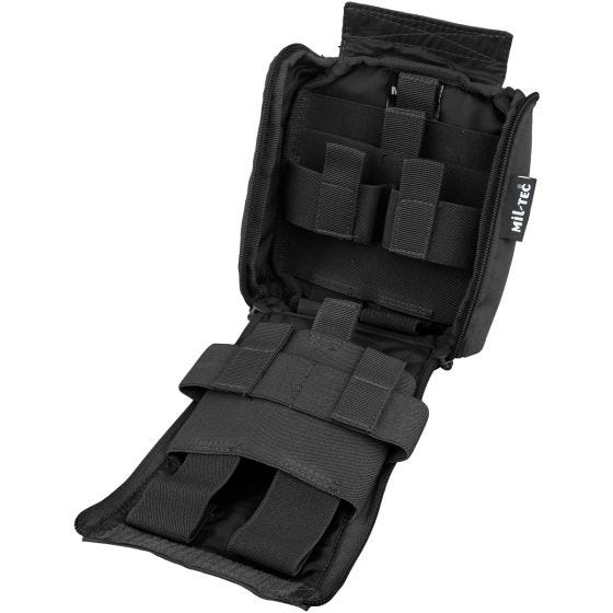 Bolsa cortada a láser Mil-Tec IFAK para kit de primeros auxilios en negro