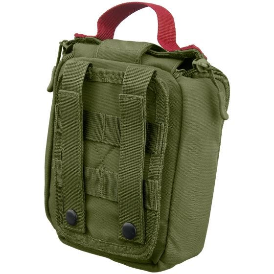Bolsa cortada a láser Mil-Tec IFAK para kit de primeros auxilios en verde oliva