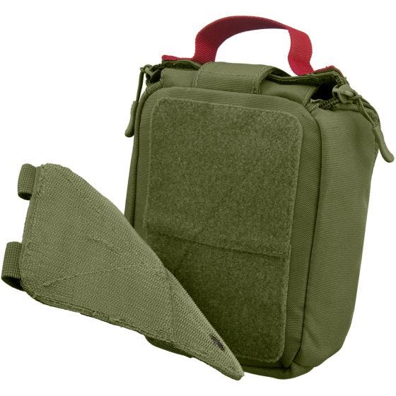Bolsa cortada a láser Mil-Tec IFAK para kit de primeros auxilios en verde oliva