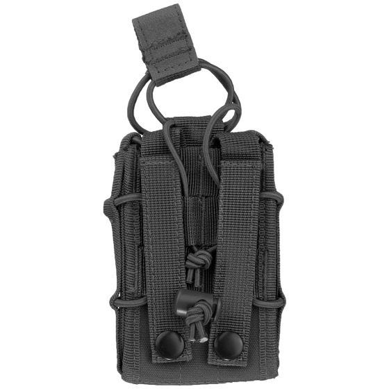 Portacargador individual con abertura superior Mil-Tec en negro