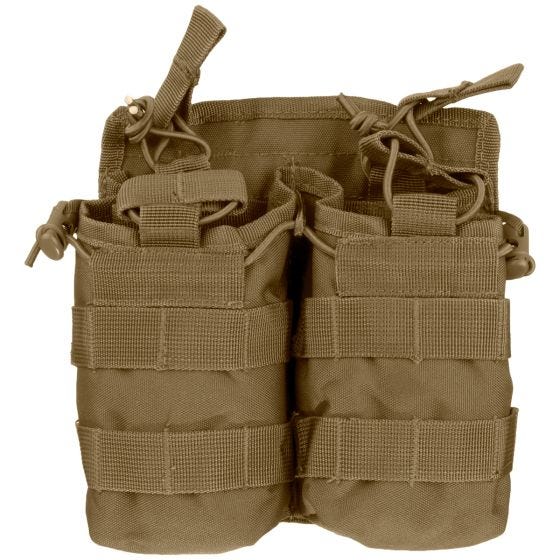Portacargador doble con abertura superior Mil-Tec en Dark Coyote