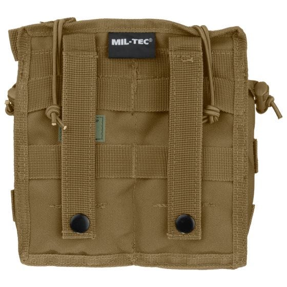 Portacargador doble con abertura superior Mil-Tec en Dark Coyote