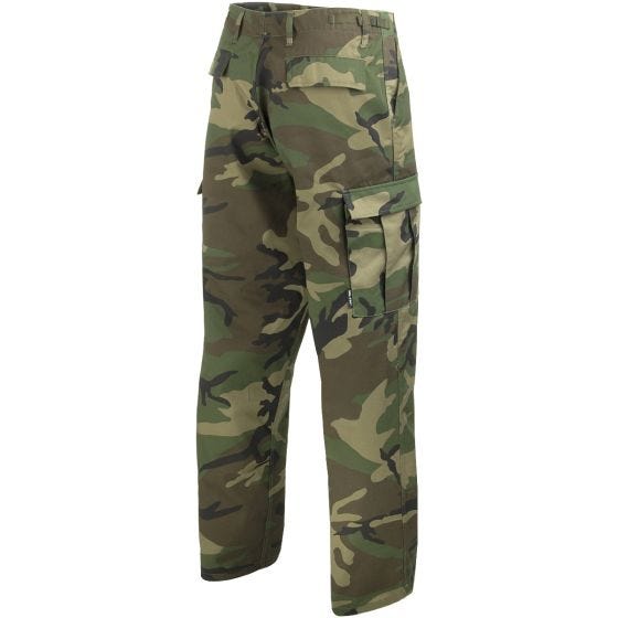Pantalones Mil-Tec BDU Ranger Combat en Woodland
