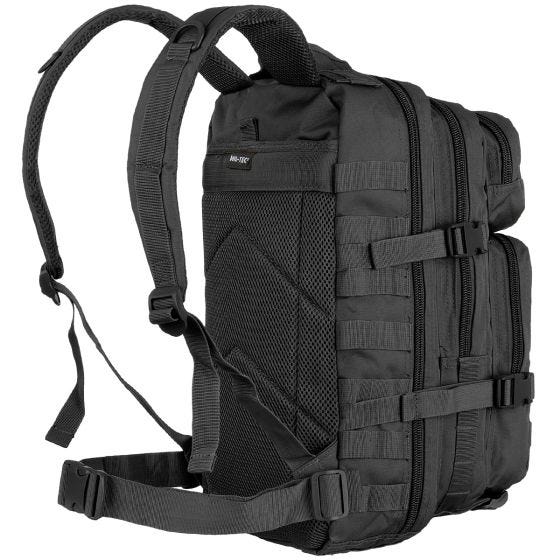 Mochila de asalto con sistema MOLLE Mil-Tec US de tamaño pequeño en negro