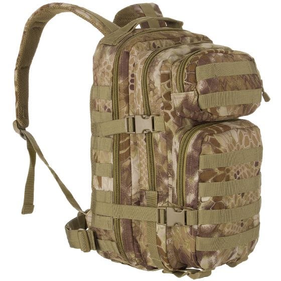 Mochila de asalto con sistema MOLLE Mil-Tec US de tamaño pequeño en Mandra Tan