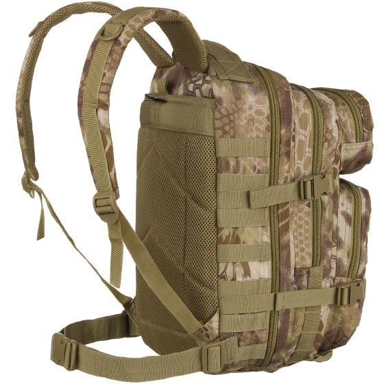 Mochila de asalto con sistema MOLLE Mil-Tec US de tamaño pequeño en Mandra Tan