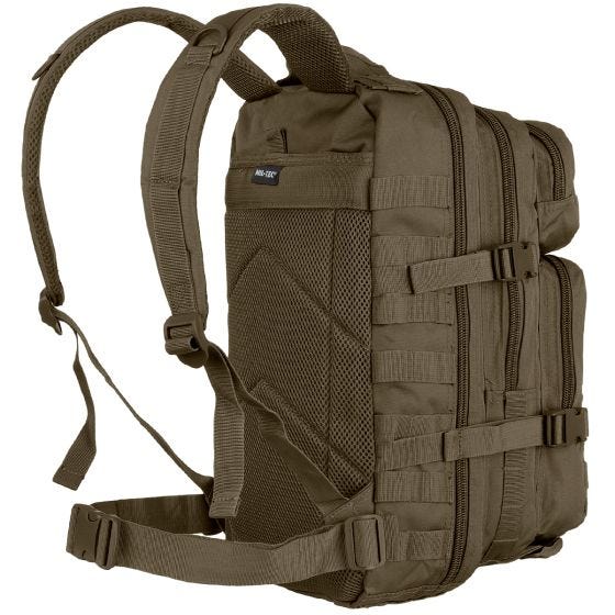 Mochila de asalto con sistema MOLLE Mil-Tec US de tamaño pequeño en verde oliva